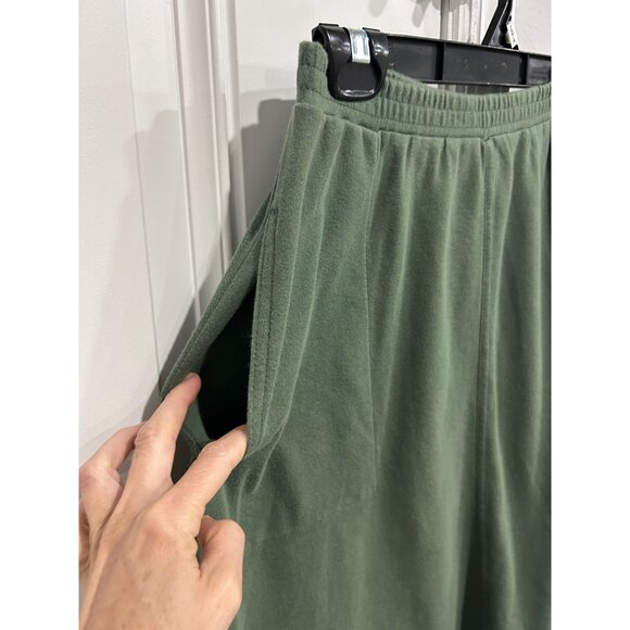 Peruvian Connection Elastic Waist Side Pockets Casual Midi Skirt Size S Earthy - Picture 4 of 9